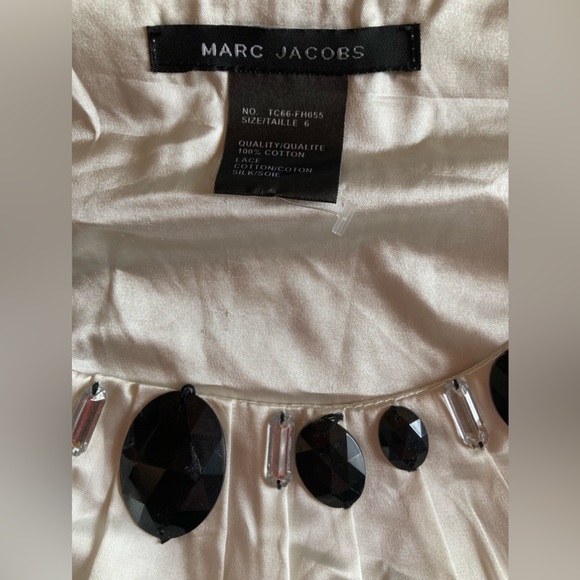 Marc Jacobs Silk Mini Dress with Sequins Size 6 NWOT - Picture 2 of 3